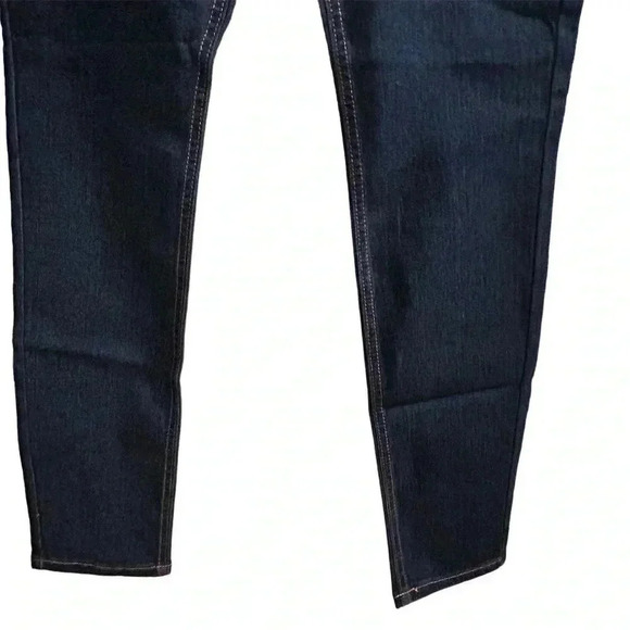Old Navy Women's Size 8 Dark Blue Mid-Rise Skinny Jeans Stretchy - Picture 3 of 11